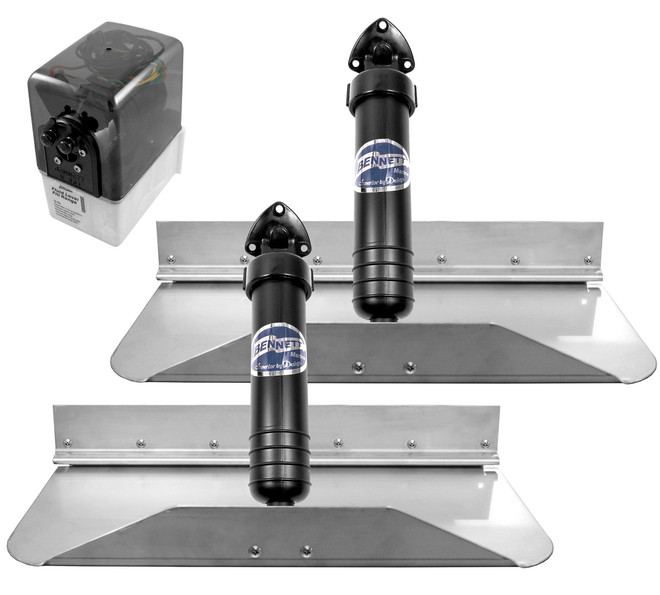 Bennett 18x9 Standard (Classic) Hydraulic Trim Tab System without Control 189